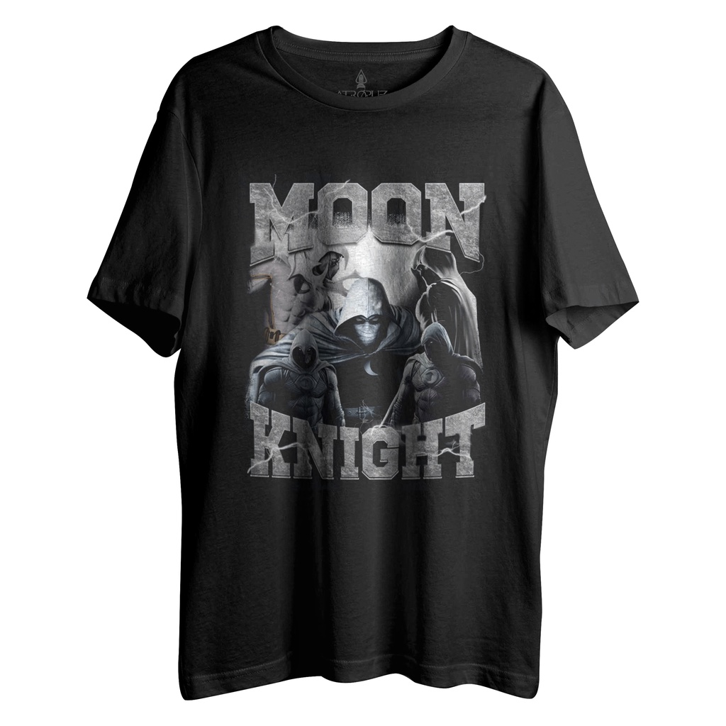 Camiseta Algodão Unissex Graphic Tees Moon Knight Cavalheiro da Lua
