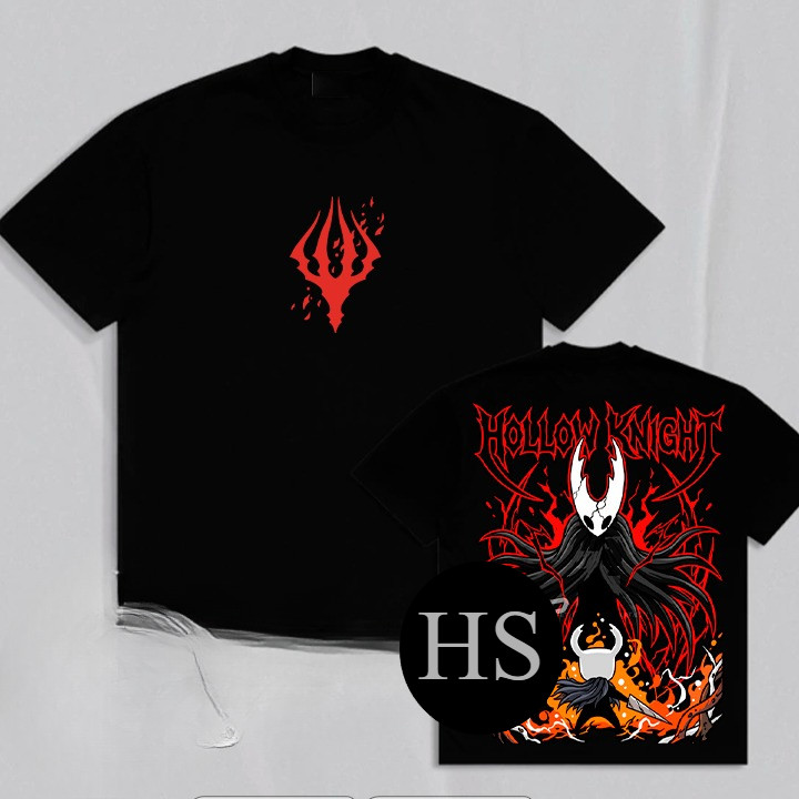 Camiseta Hollow Knight Silk Song Graphic Game Anime Unissex Camisa 100% Algodão