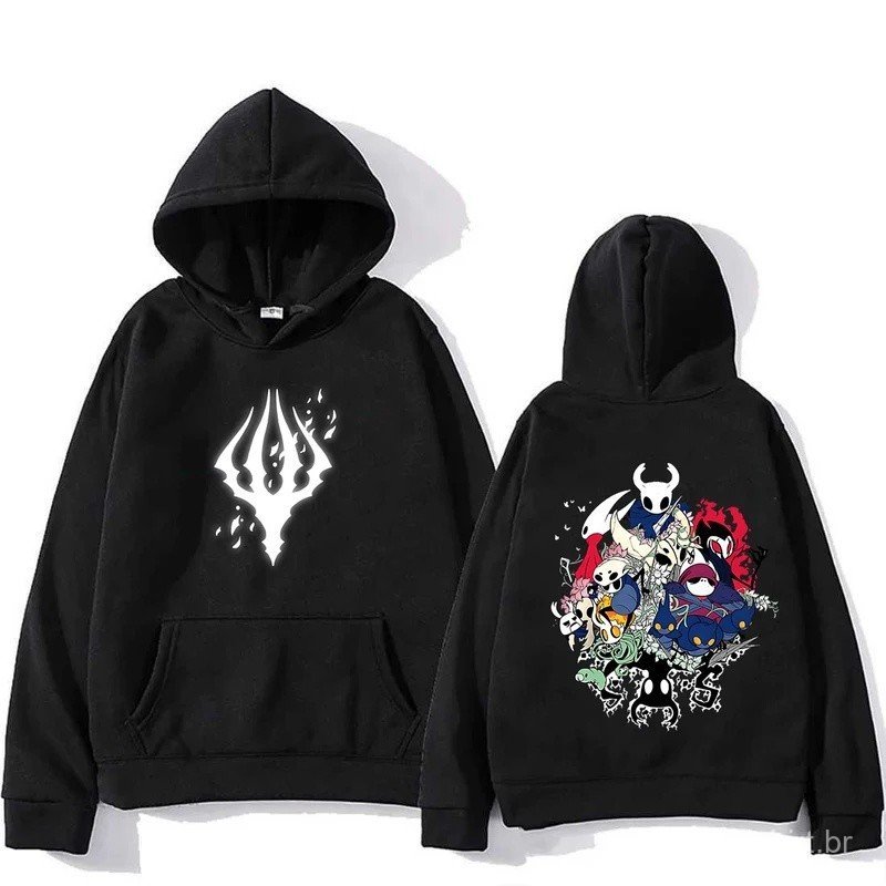 Game Hollow Knight Graphic Hoodie Men Women Hooded Sweatshirts Autumn Fashion Oversized Streetwear Male Personality Pull