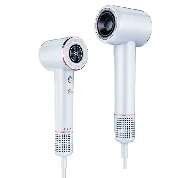 Secador de Cabelo Keen GF02 High Speed 1600W 220V Pink Gray Branco