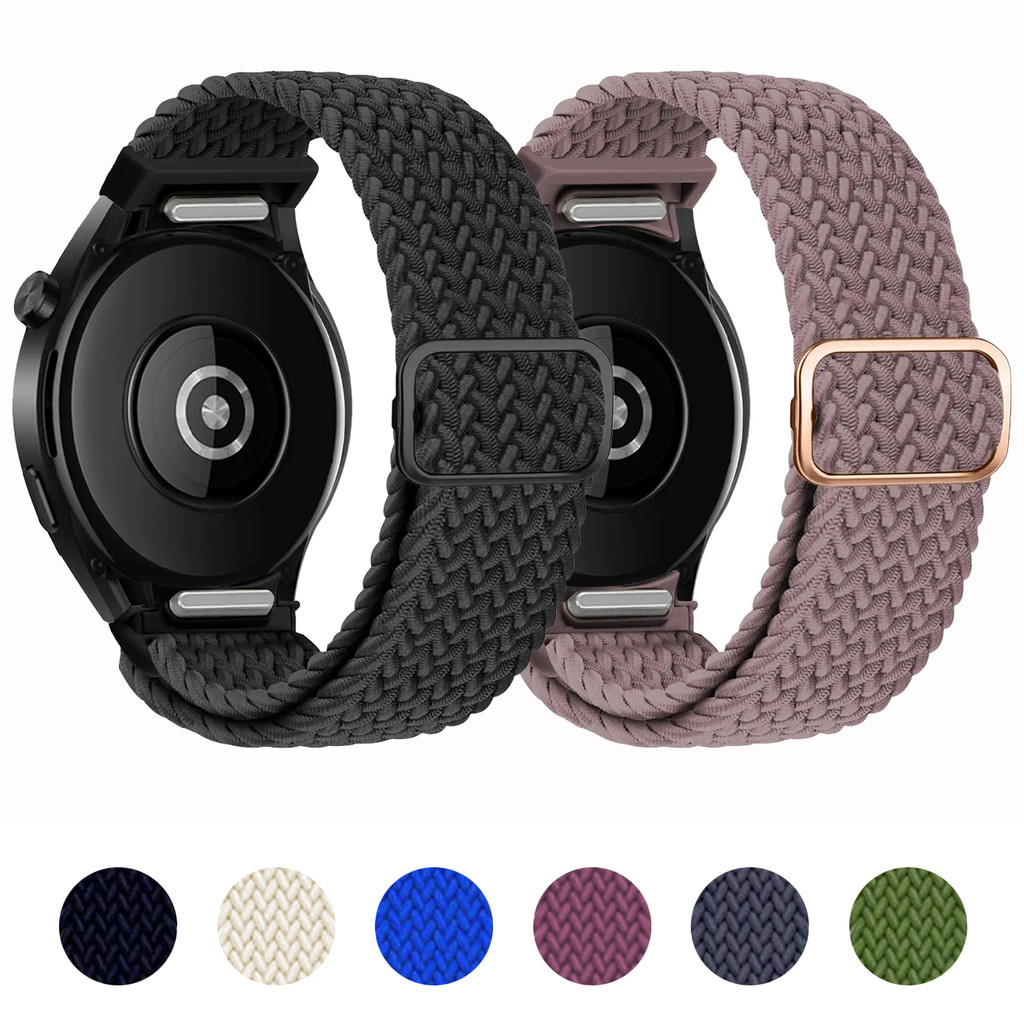 Pulseira de Nylon Braided para Samsung Galaxy Watch FE 7 6 5 4 Classic 40mm 44mm 42mm 46mm 43mm 47mm 5 Pro 45mm