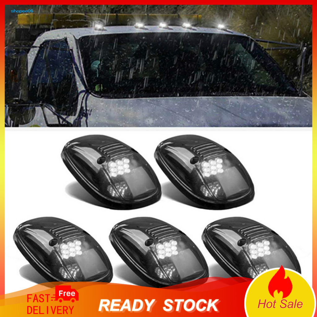 No Drill Car Cab Lights Solar for Trucks Wireless Truck Roof Marker with Vibration Sensor Battery Installation – Unive