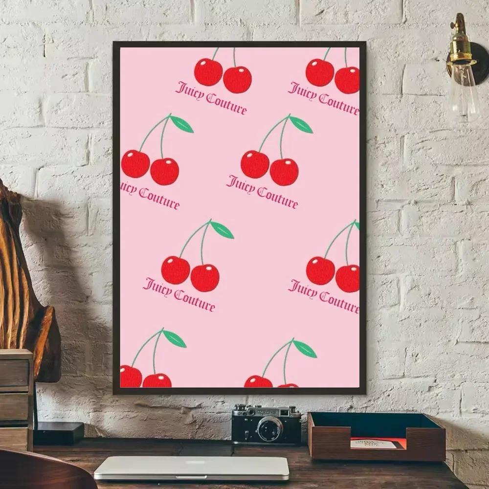 Quadro decorativo Frutas vermelhas cute Y2K (1 peça)