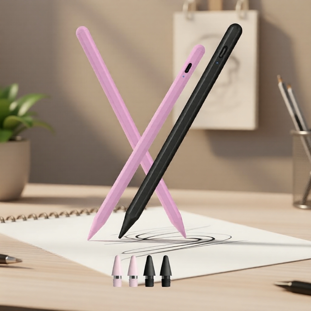 Pro iPad Active Stylus: Zero Latency, Palm Rejection, Accurate for Notes & Art