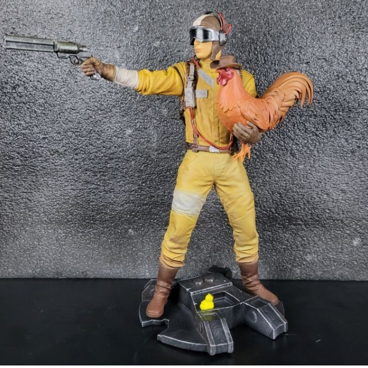 Arc Raiders-Scrappy-gamer-figure-colecionavel-resina