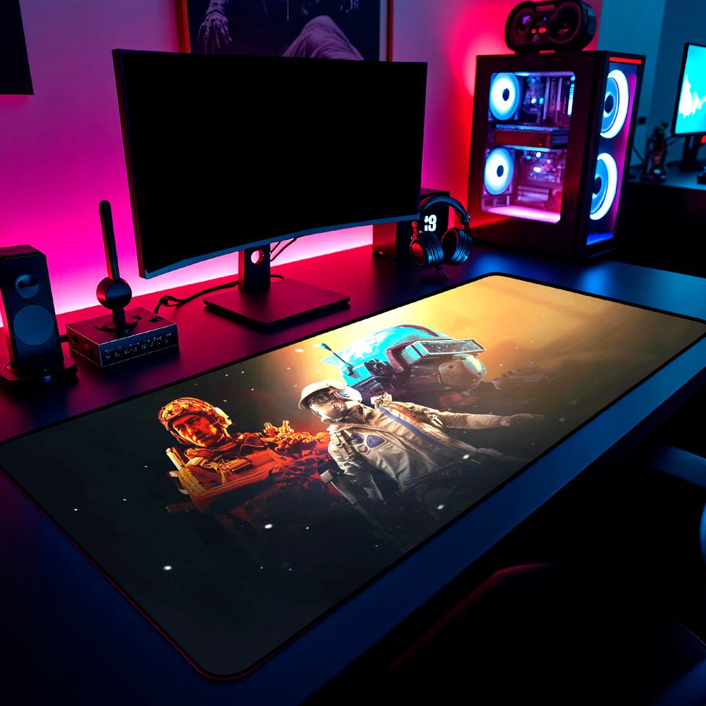 Mouse Pad Gamer Jogo Arc Raiders 65x30cm 80x40cm 90x50cm 120x60cm Borda Costurada