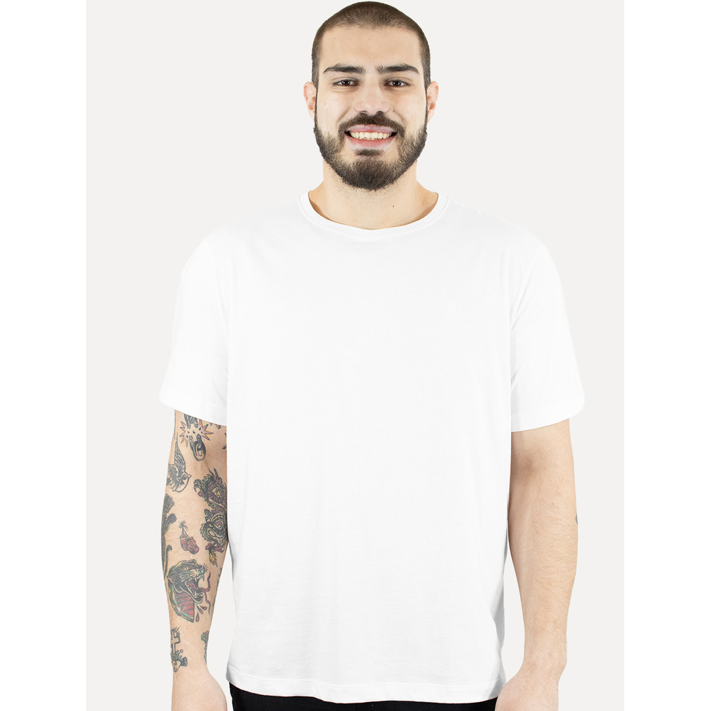 Camiseta Individual Comfort Pima Soft Touch Logo Branca 41.01.0116 05 Original