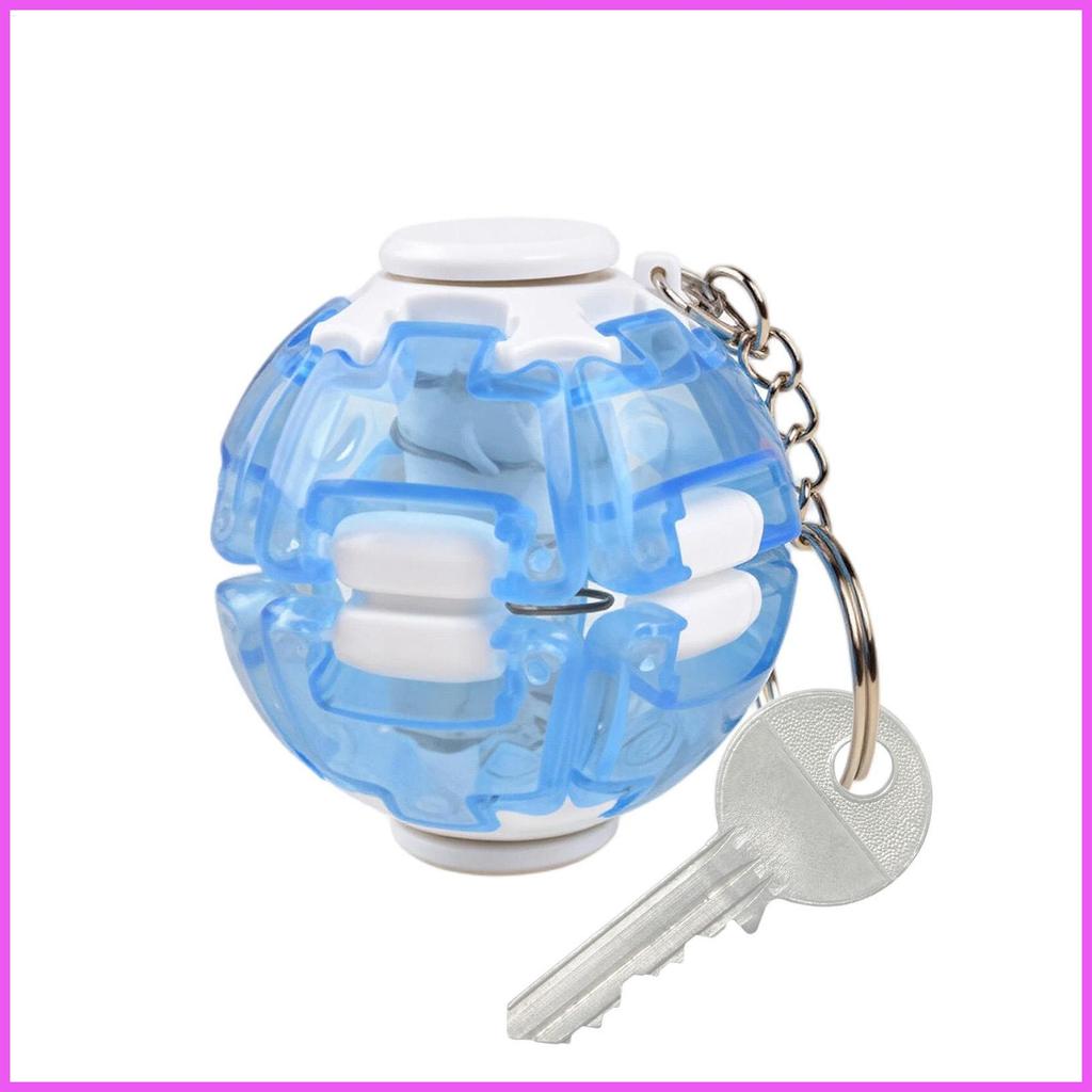 Press-and-Rotate Bola Transparente 3D Impresso Sensorial Fingertip Toy Rotating Ball Chaveiro Para Casa alpirrt3br