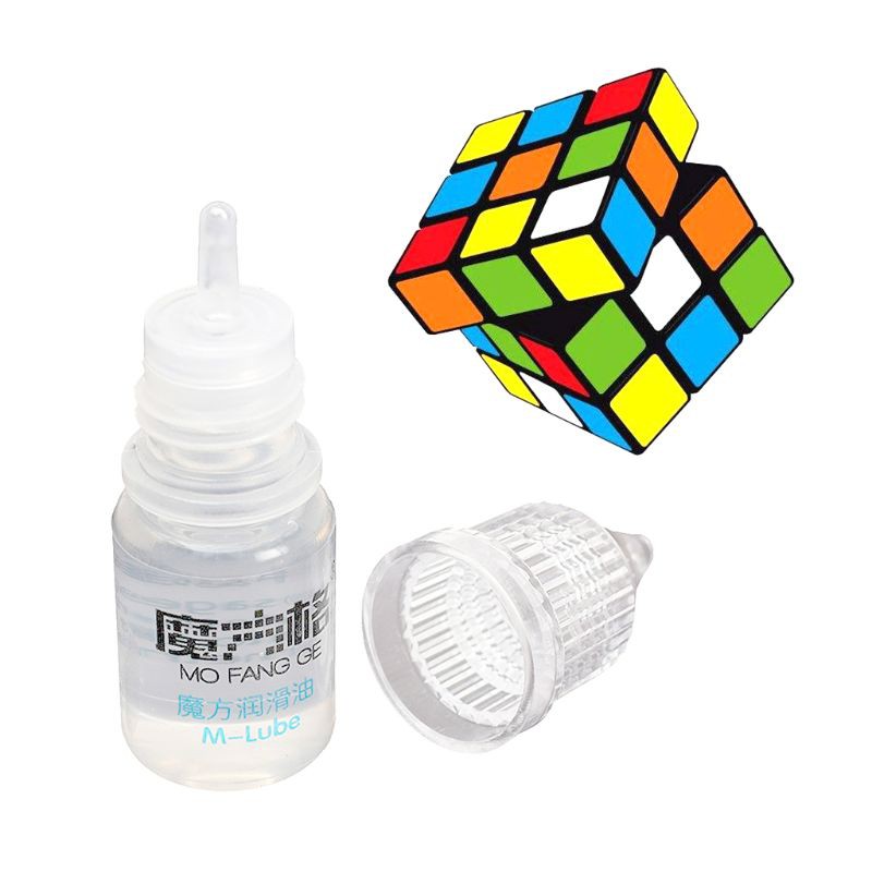 3 Cubo Mágico Silicone Lubrificante Óleo Lubrificador Facilmente Rotate Fornecimento Manutenção