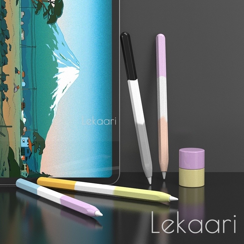 Capa Ultrafina De Arco-Íris Para Apple Pencil Pro 2 1 gen , De Silicone Líquido Antiderrapante , Manga De Pele , Ponta D
