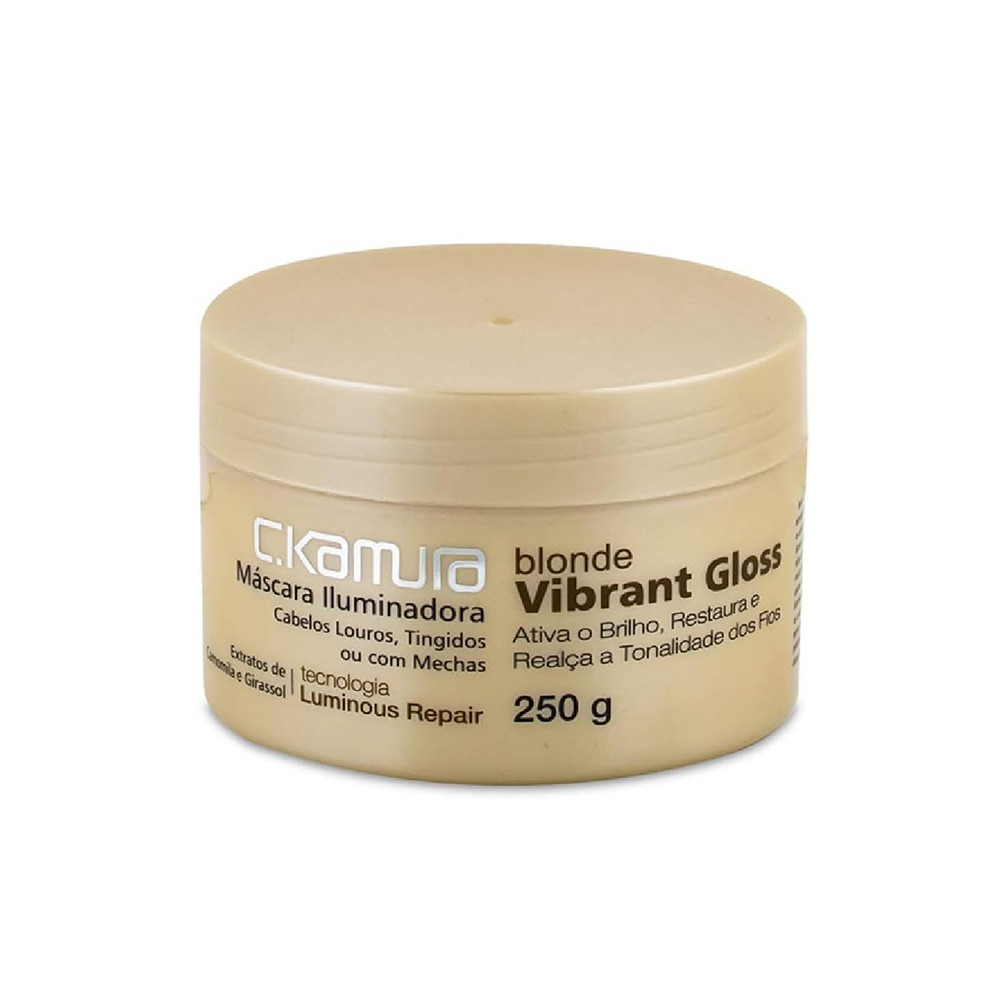 Máscara Iluminadora Blonde Vibrant Gloss 250g C.Kamura