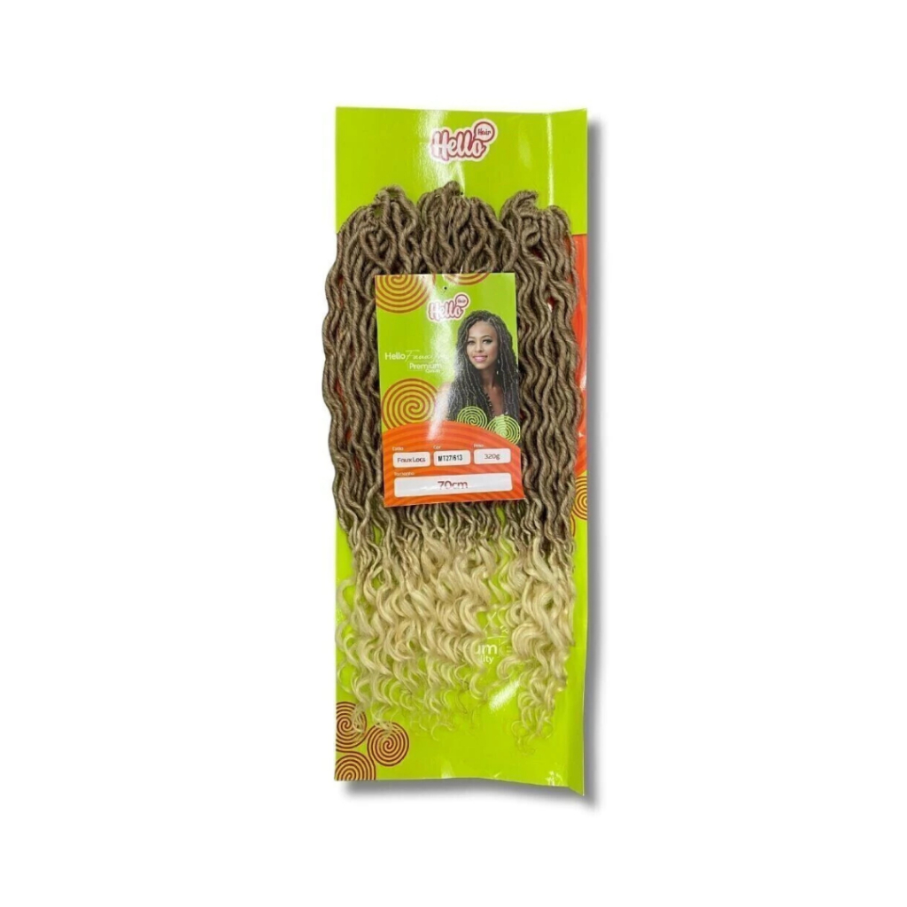 Cabelo Bio Fibra Hello Hair Vibrant 300gr- Unidade Fibra Sintética Aplique Tranças Volumoso
