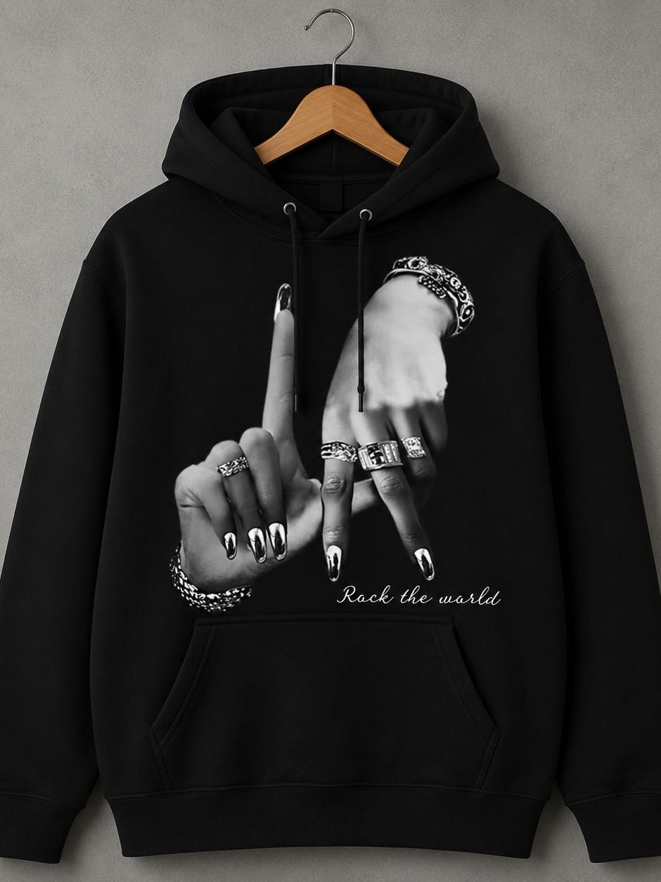 Moletom Canguru Feminino Streetwear Rack The World Oversized Blusa Frio Tumblr Hip Hop Fashion Casual Hoodie Unissex