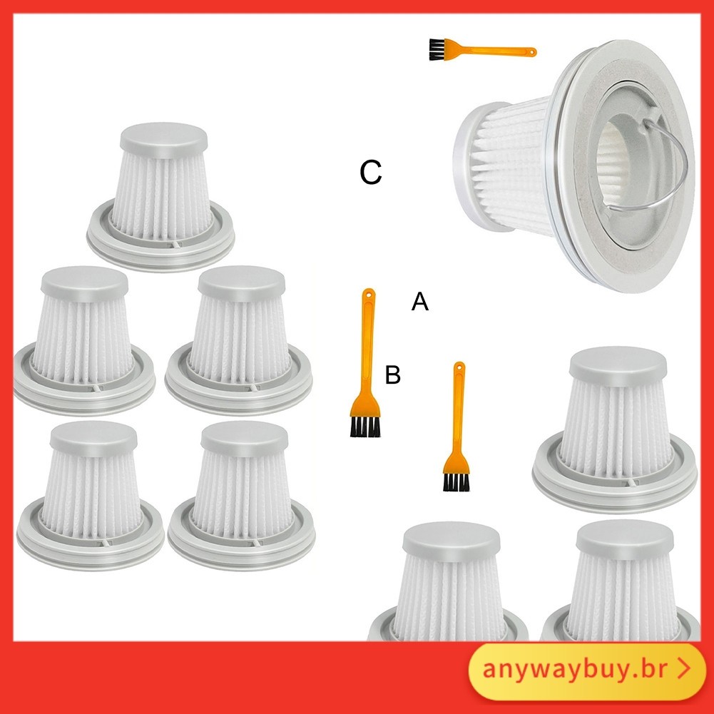< Ay > Filtro Lavável Para Aspirador De Pó Prático MIJIA Home Car Mini Sem Fio ❀