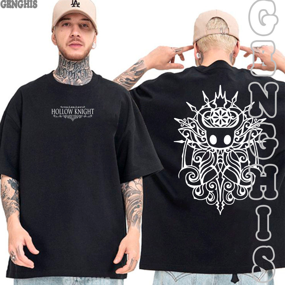 Camisa Hollow Knight Jogo Game Metroidvania Camiseta Basica e Oversized Unissex