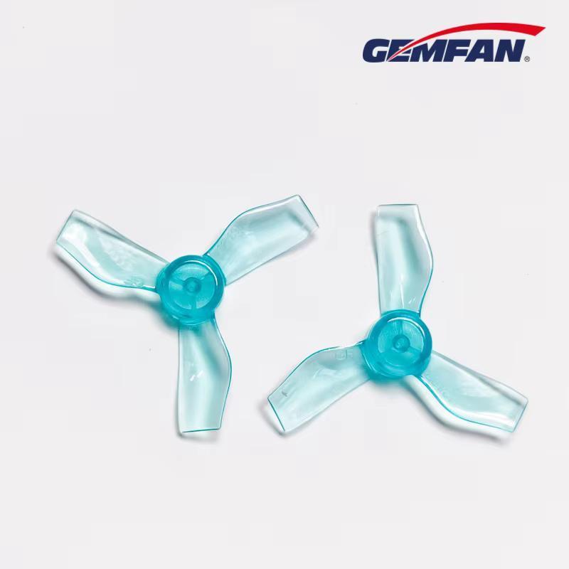 20pares/40peças Hélice Gemfan 1219 31mm 3 Pás Eixo 0.8mm para Motor Hollow Cup Drone FPV Alta Performance e Resistência