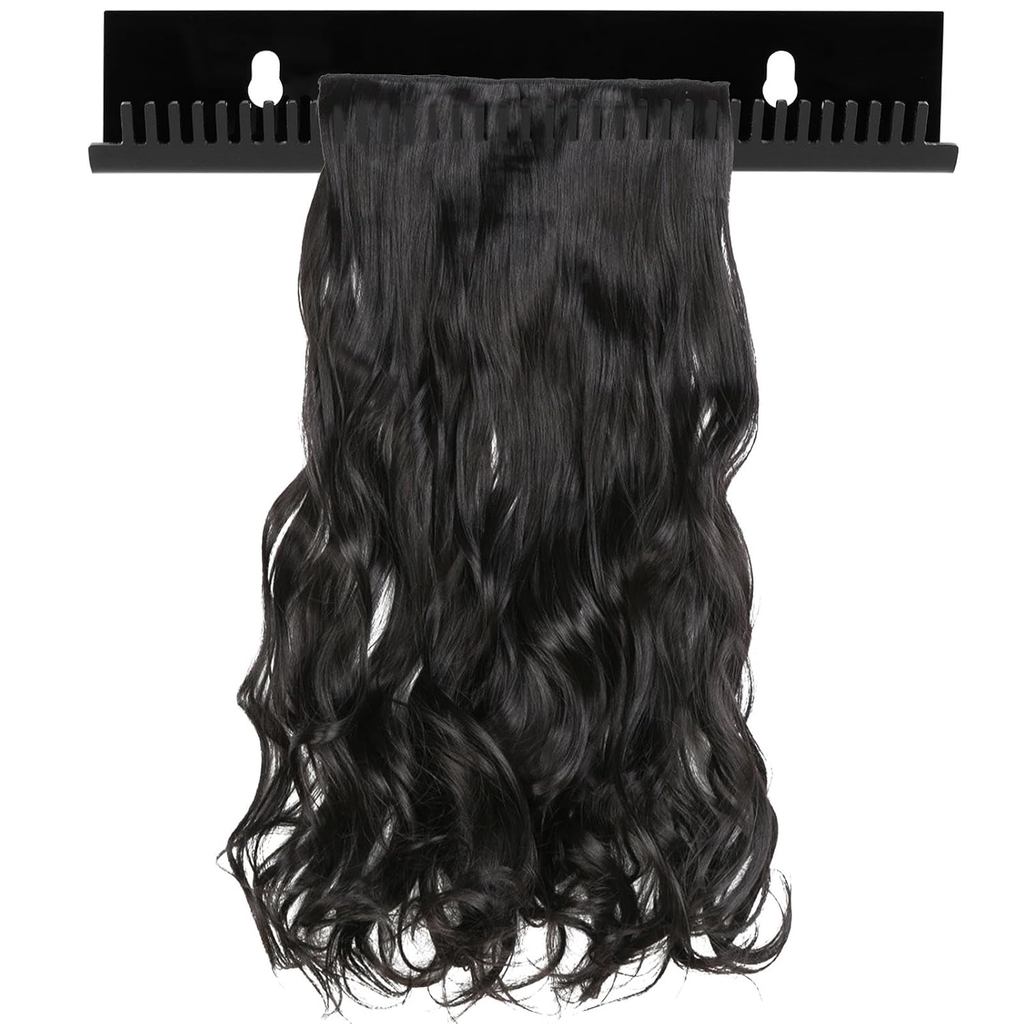 Hair Extension Holder, Wig Stand Hair Extension Display with Suction Cups & Foam Pads, Hai-r Hanger Tool for Washing, Co