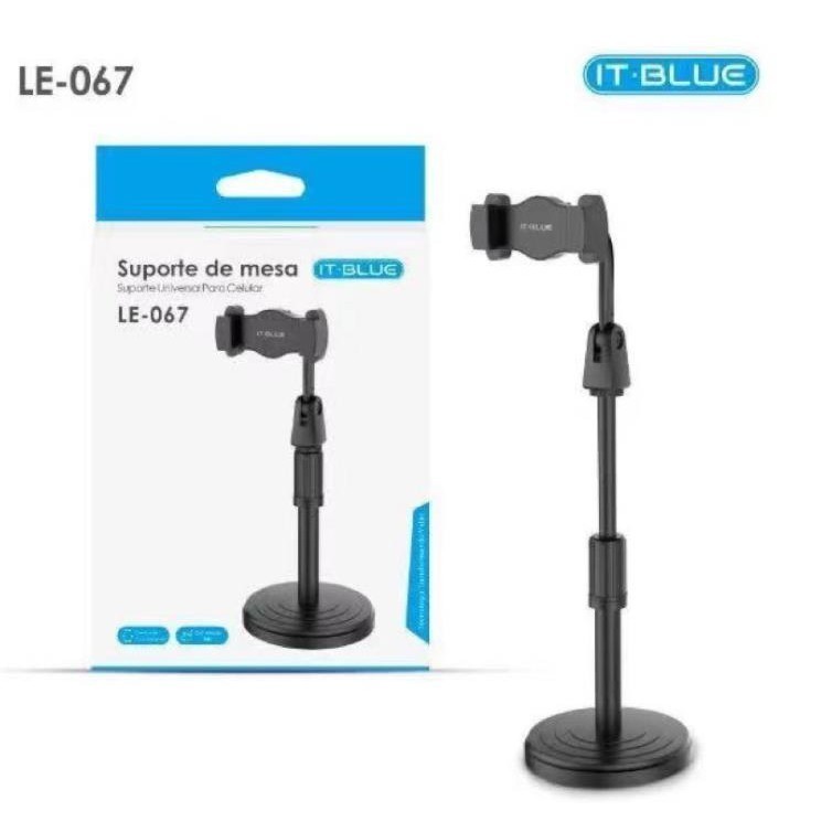 Suporte Dobrável e Portátil para Celular e Tablet  Ajustável Universal Apoio de Mesa It-Blue