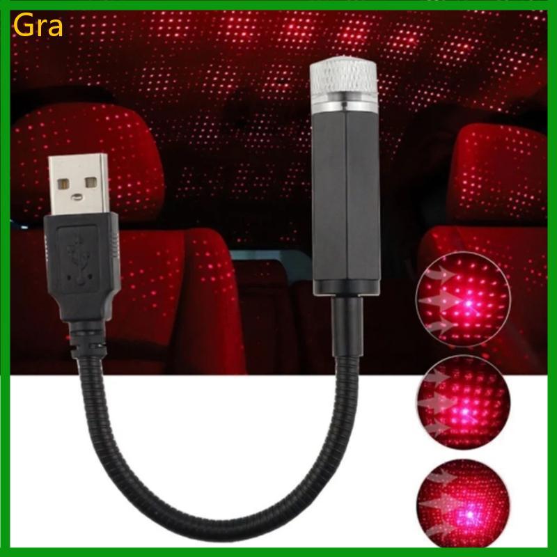 Gra Car LED Luz Estrelada Atmosfera Luzes Estreladas 5V Lâmpada Projetor Alimentada Por USB