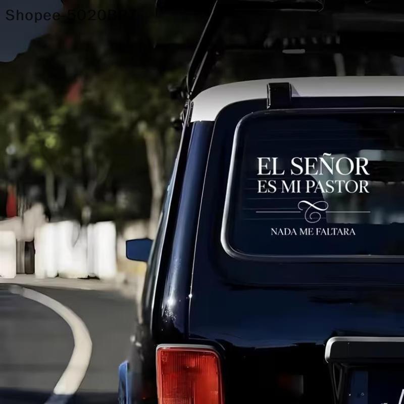 [THEBR] Escritura Car Stier Decor Elegante Vortex Decalque Para Janela Laptop Decoração Religiosa Presente [BR]