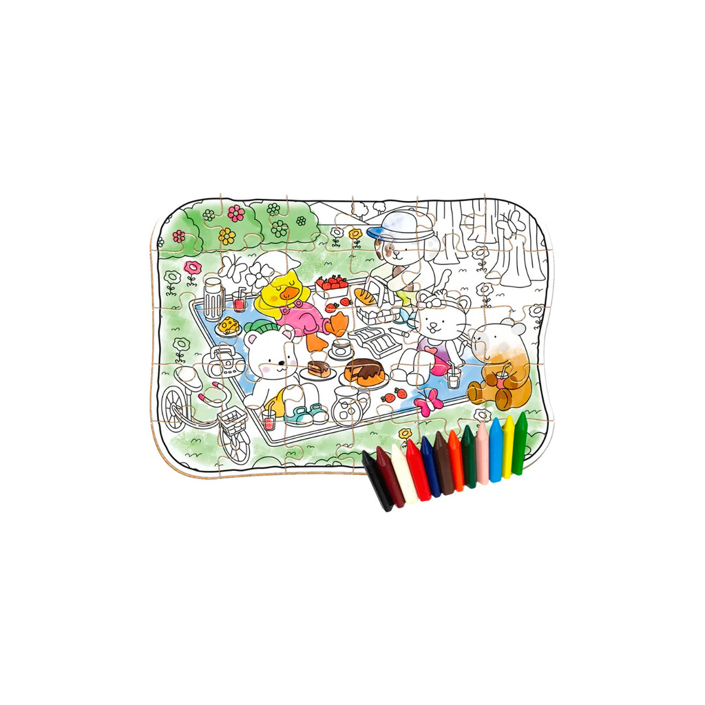 Quebra Cabeça Cozy & Confy Para Colorir - 30 Peças