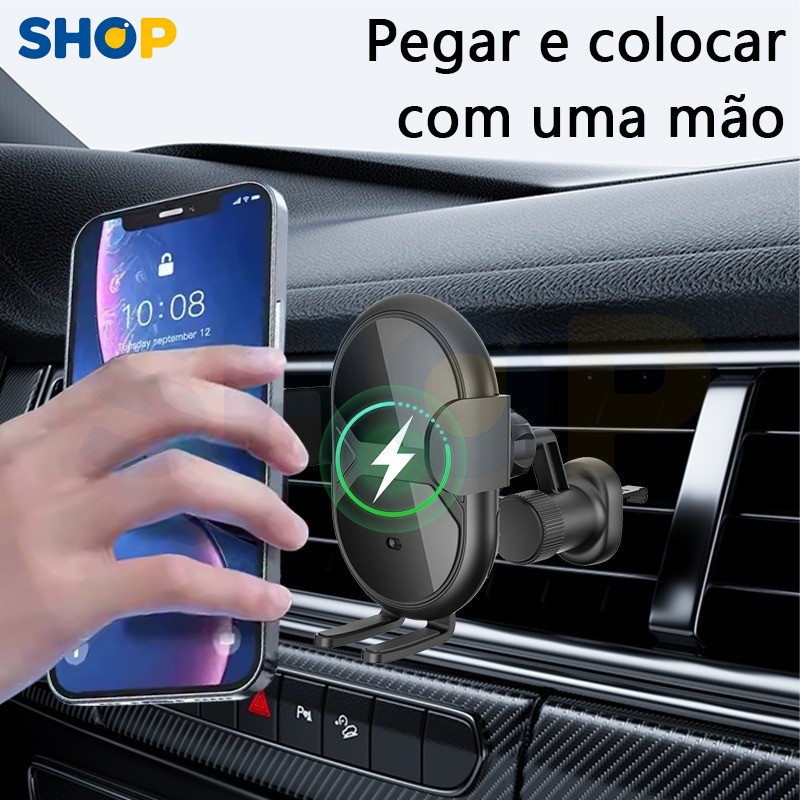 Suporte Carro Carregamento Sem Fio: Carregamento Rápido, Aplicação Fácil, Navegação Segura ao Dirigir-J2