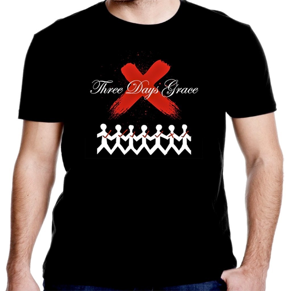 Camiseta Camisa De Rock Metal  Three Days Grace Unissex Masculino Feminino