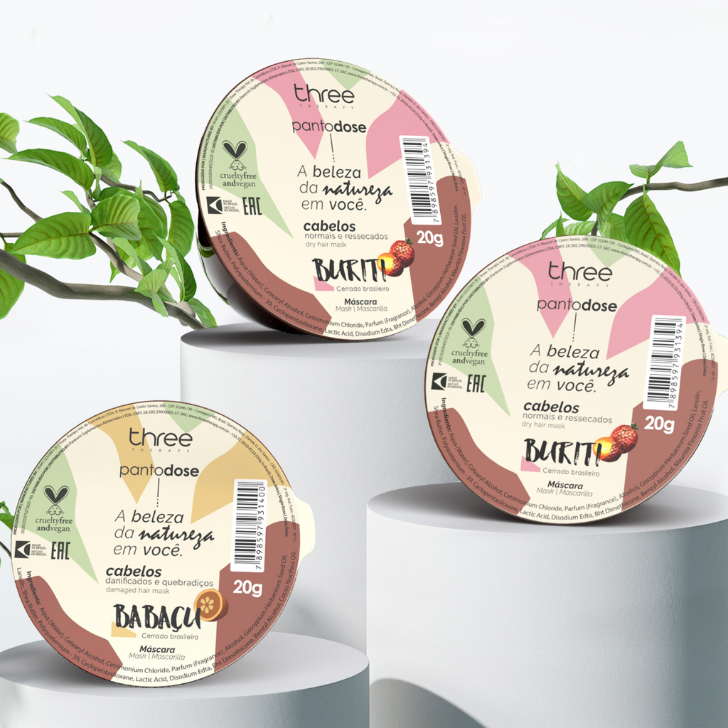 Cronograma Pantodose Pantovin Three Therapy com 3 capsulas Pantovin Three Therapy