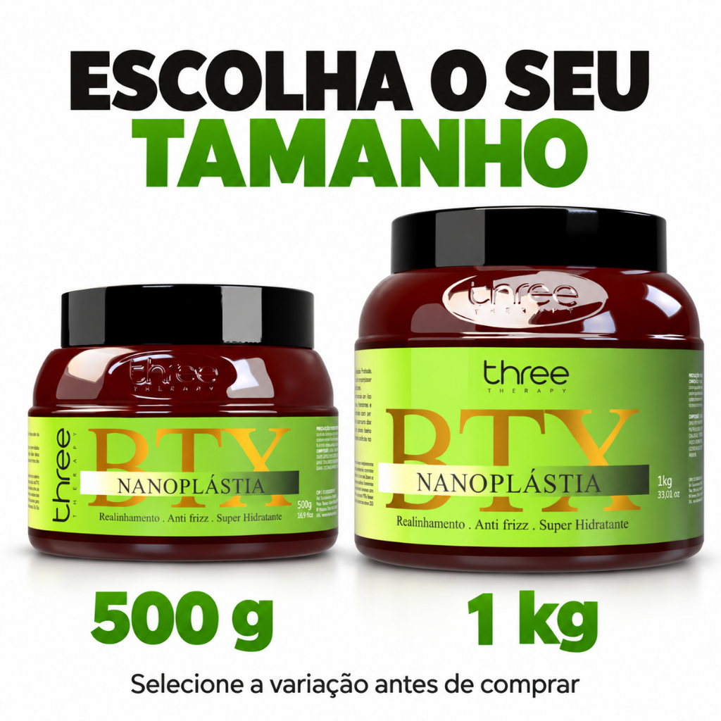 Máscara Botox Capilar Pantovin BTX Nanoplastia Three Therapy Matizadora Antifrizz