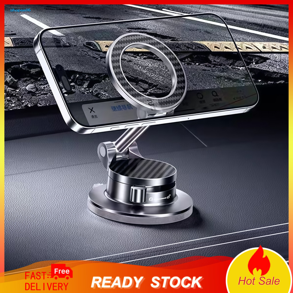 360 Degree Rotating Car Mount Strong Suction Cup Holder Vacuum Magnetic Phone 89lbs Grip 360° Universal for Dashboard f