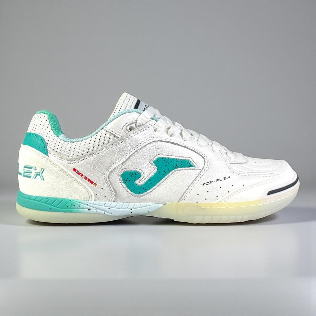 Chuteira Futsal Joma Top Flex Original Couro Quadra Indoor