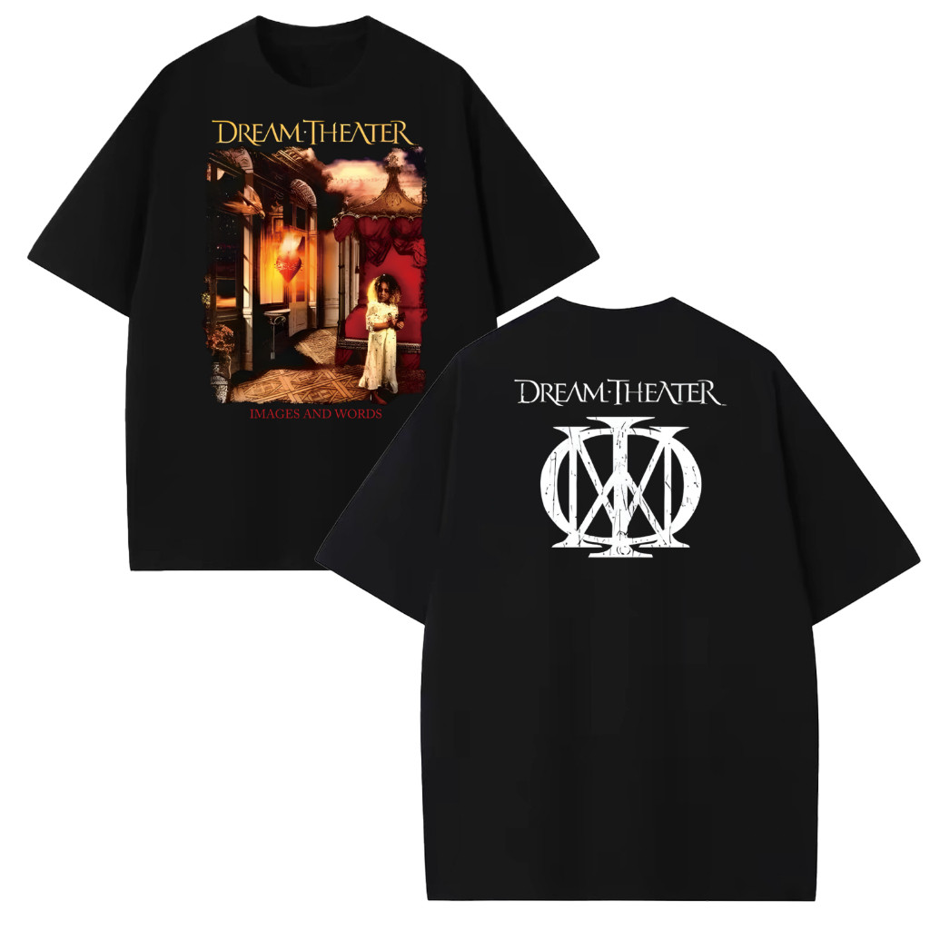 Camiseta Premium em Algodão Puro Camiseta Oficina Rock - Banda Dream Theater - Images and Words - Agora com Tamanho