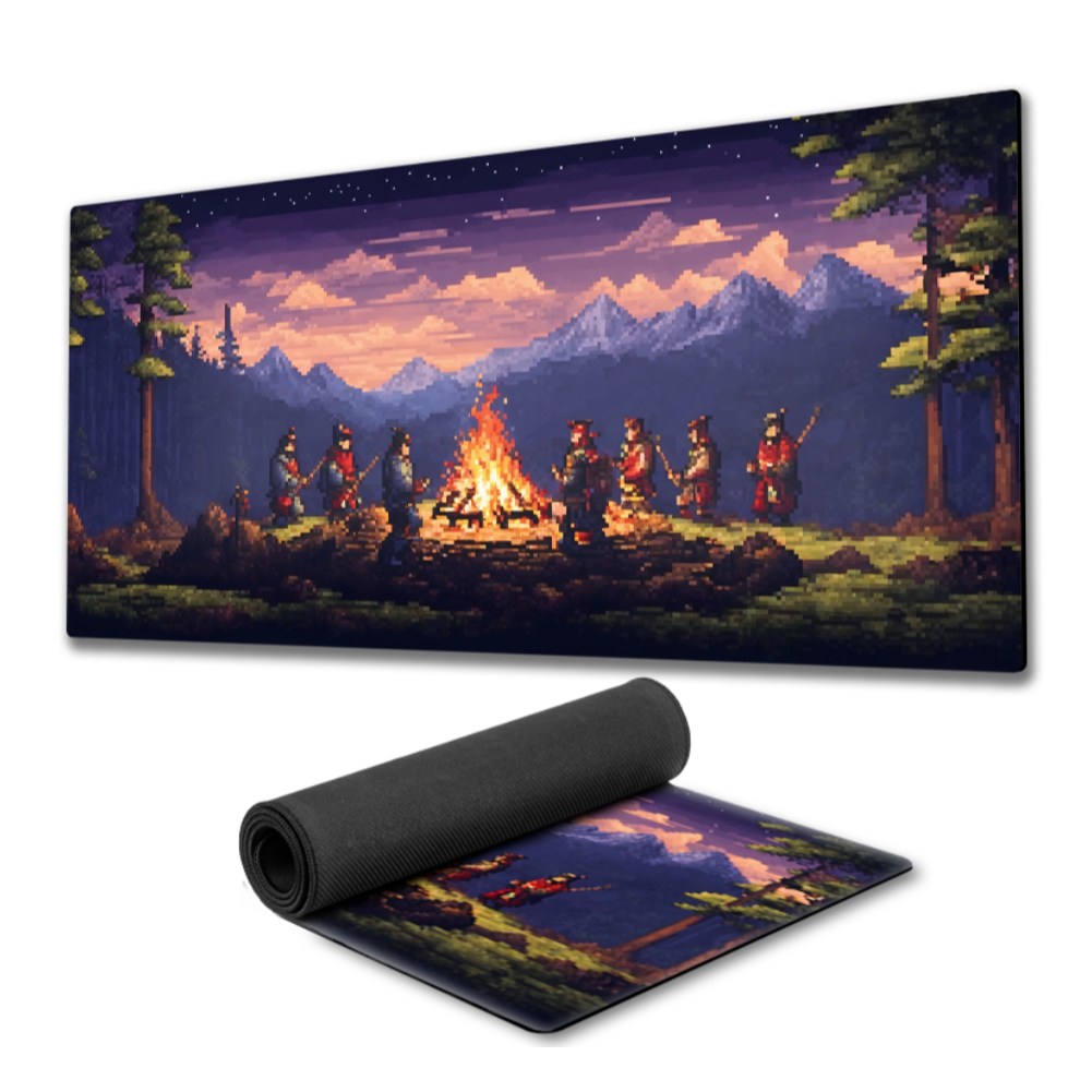 Mouse Pad Party RPG fundo de borracha 90x40cm 80x30cm 900x400 800x300 guilda anime speed gamer mousepad pixel art