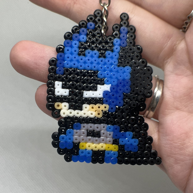 Chaveiro Batman Pixel Art Geek Herói DC