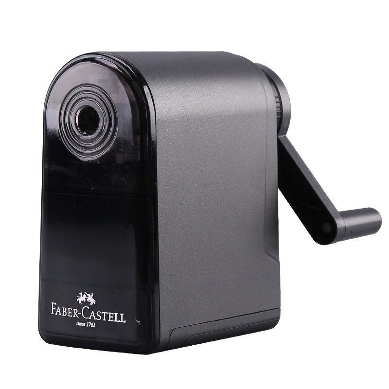 Faber-Castell Esboço Esboço Arte Pintura Especial Hand-Crank grande capacidade apontador de lápis para estudantes de arte de esboço