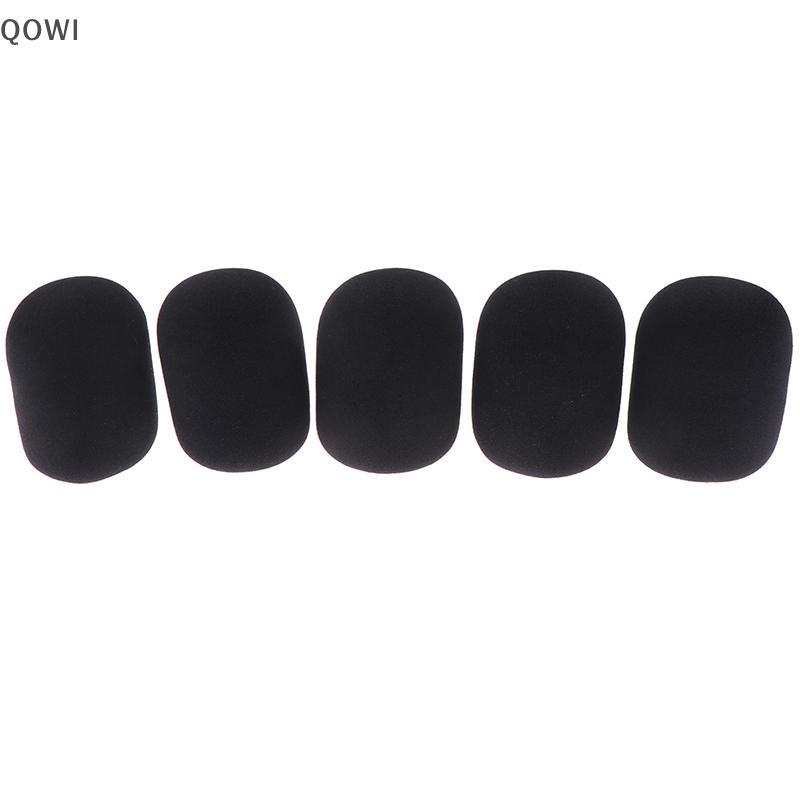 qo 5 Pcs Microfone De Palco Portátil Capa De Espuma Para Pára-Brisas br