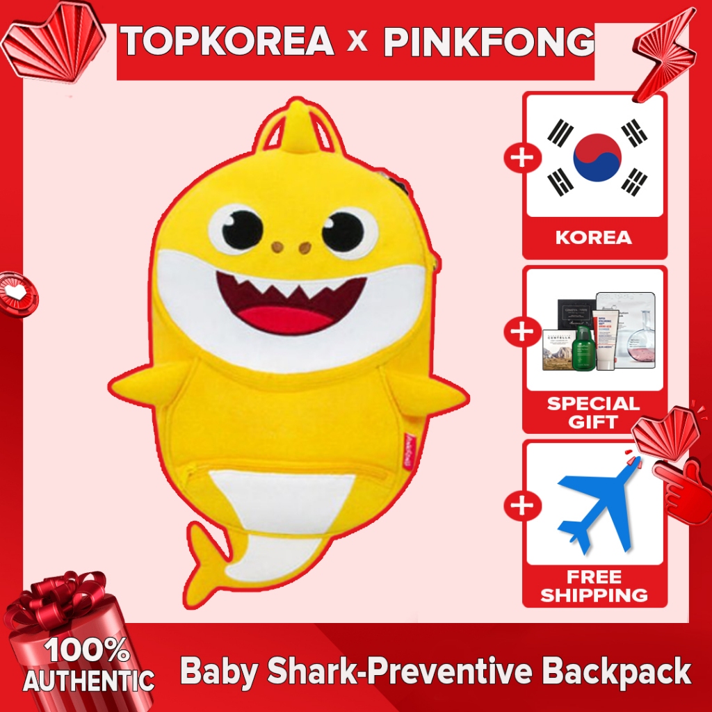 ★ PINKFONG Mochila Baby Shark-Preventive/TOPKOREA/Envio Da Coreia /