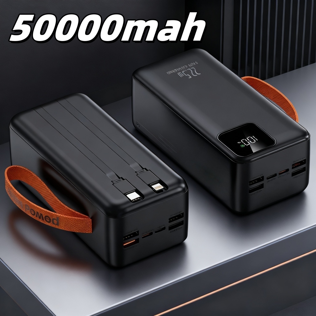 Carregador Portátil portátil grande 50000mah/30000/20000/10000mah Turbo 22,5W PD carregamento ultrarrápido TECNO