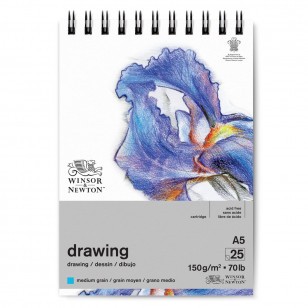Bloco Papel Winsor & Newton Drawing 150g 25FL A5