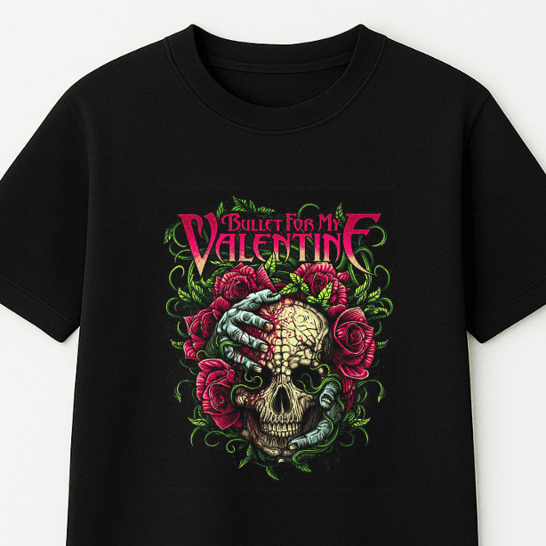 Camiseta Rock Vintage 100% Algodão Modelo 