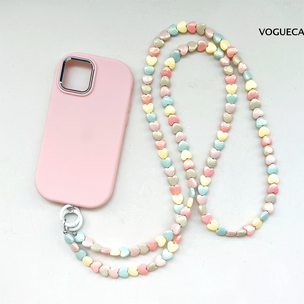 Cordão De Celular Para Miçangas Fácil Capa Strap Torna Seu Portátil Multi-Coloured Love Transversal Bracelet SL001