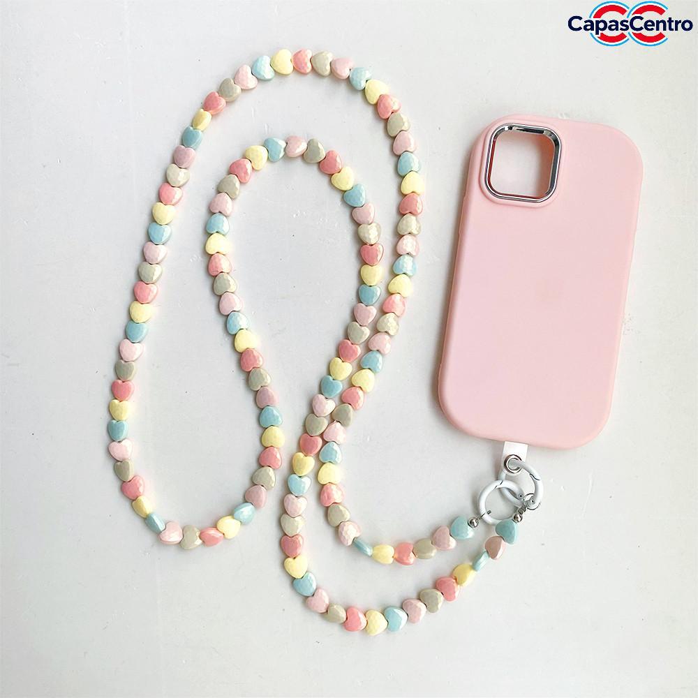 Cordão De Celular Para Miçangas Fácil Capa Strap Torna Seu Portátil Multi-Coloured Love Transversal Bracelet SL001