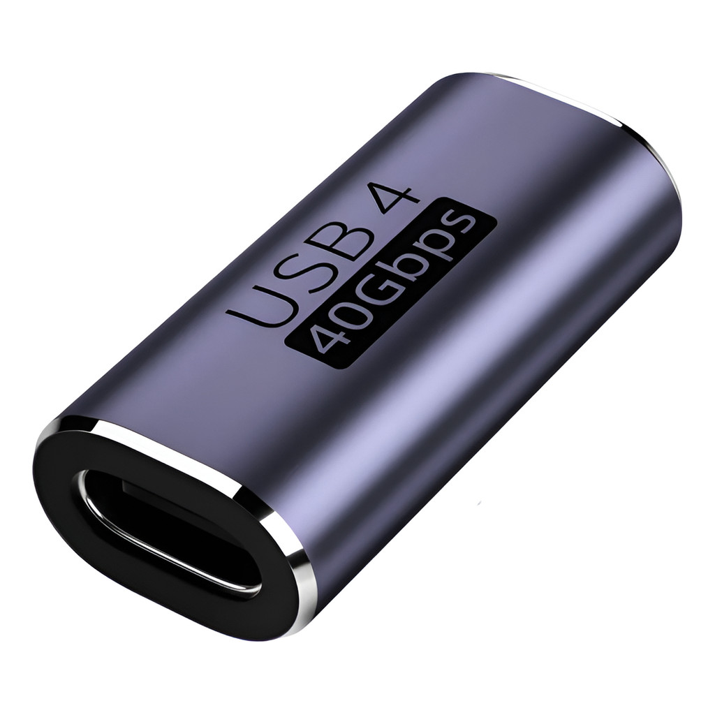 Adaptador Usb Tipo C Fêmea Fêmea 8k 60hz 40gbps 240w