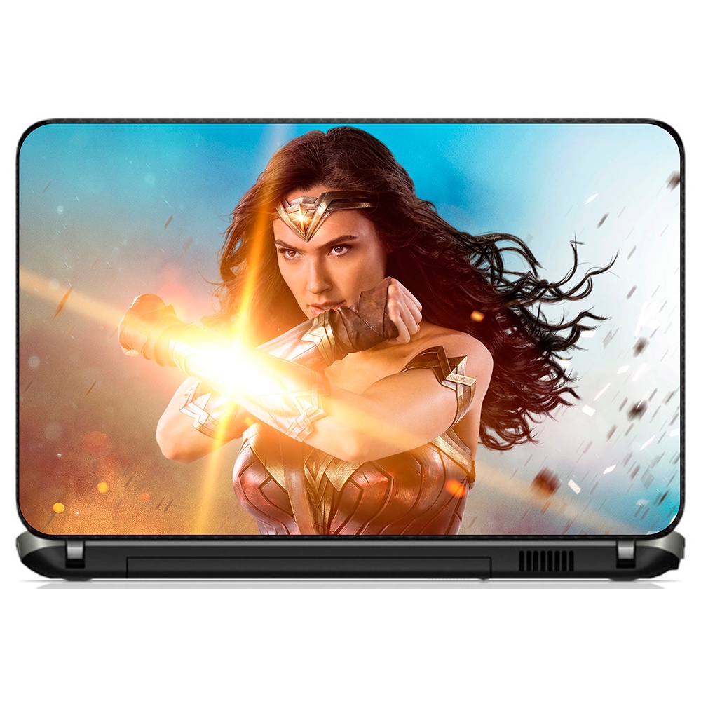 Adesivo Personalizado Skin Pelicula Notebook Macbook Tablet Mulher Maravilha [ 01 ] Liga da Justica