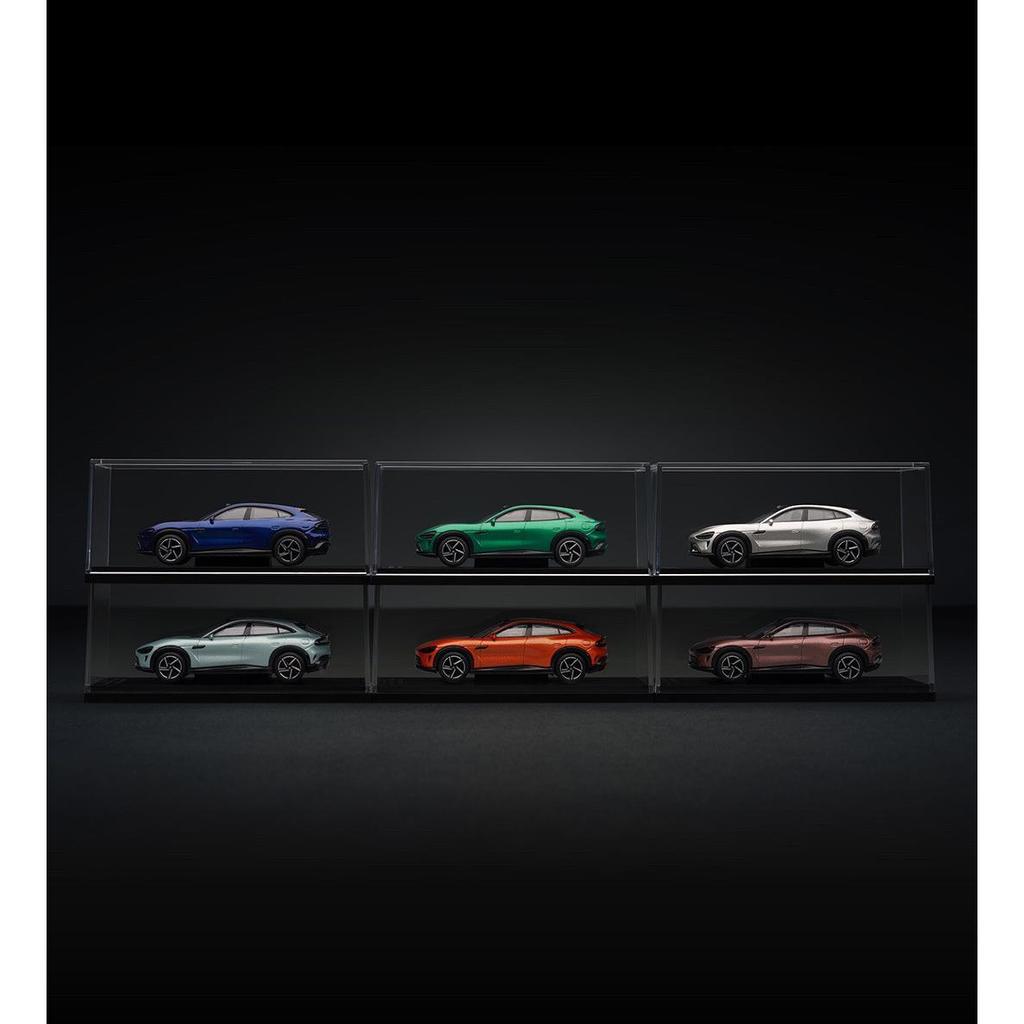 Estoque pronto Venda quente YU7/SU7 Modelo de carro 1: 64 Modelo de carro em liga de seis cores