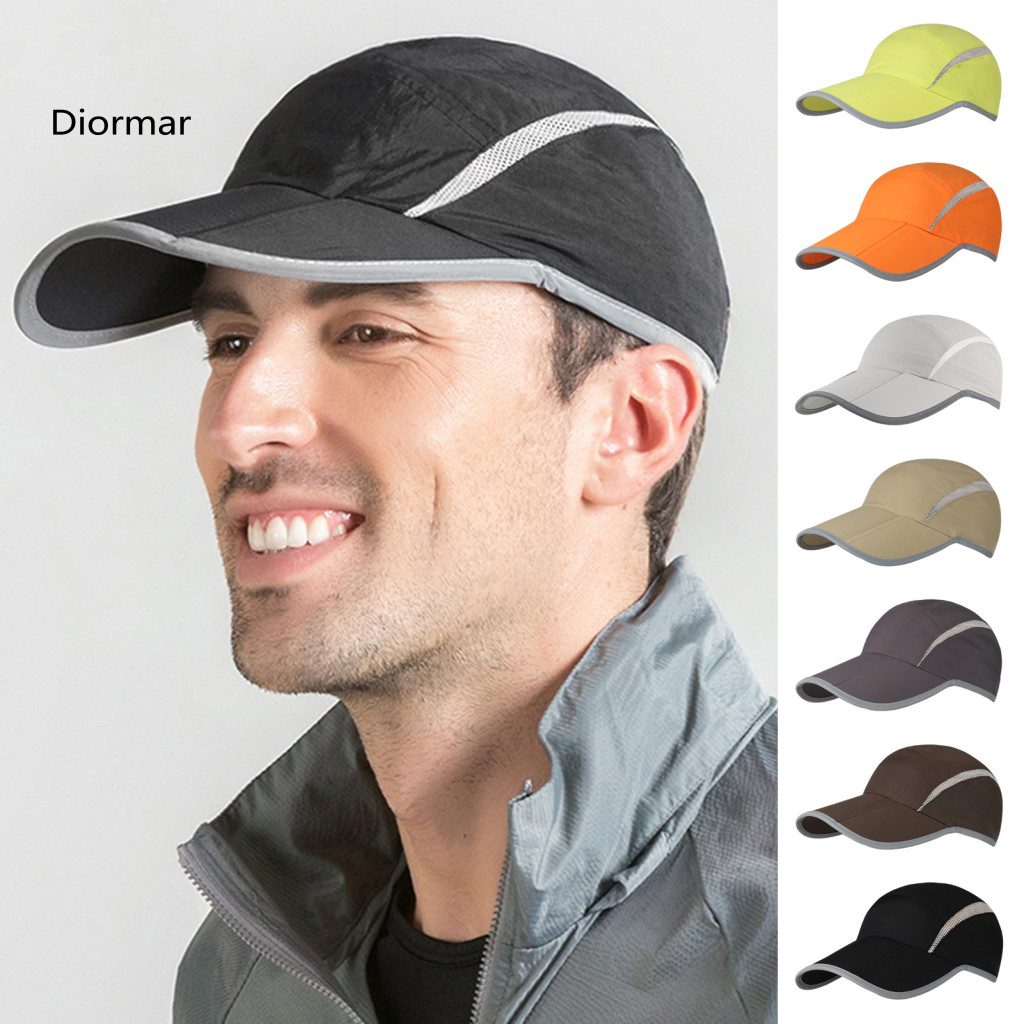 Foldable Baseball Hat Uv Protection Outdoor Cap Breathable Sun for Men Women – Lightweight Tri-fold for Fishing