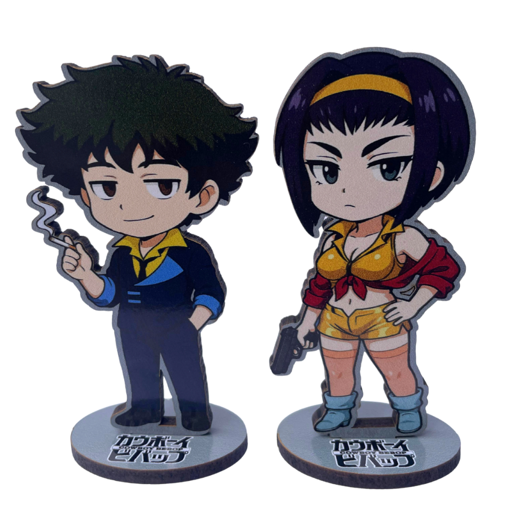 Totem Cowboy spike spiegel faye valentine anime decoração otaku presente para estante classico