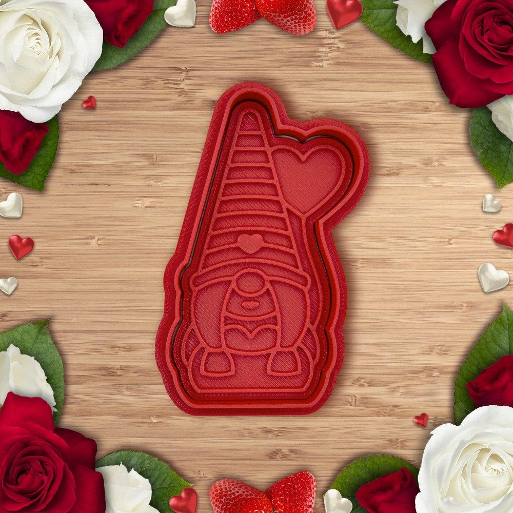 Cortador de Biscoito Menino Gnomo Valentine