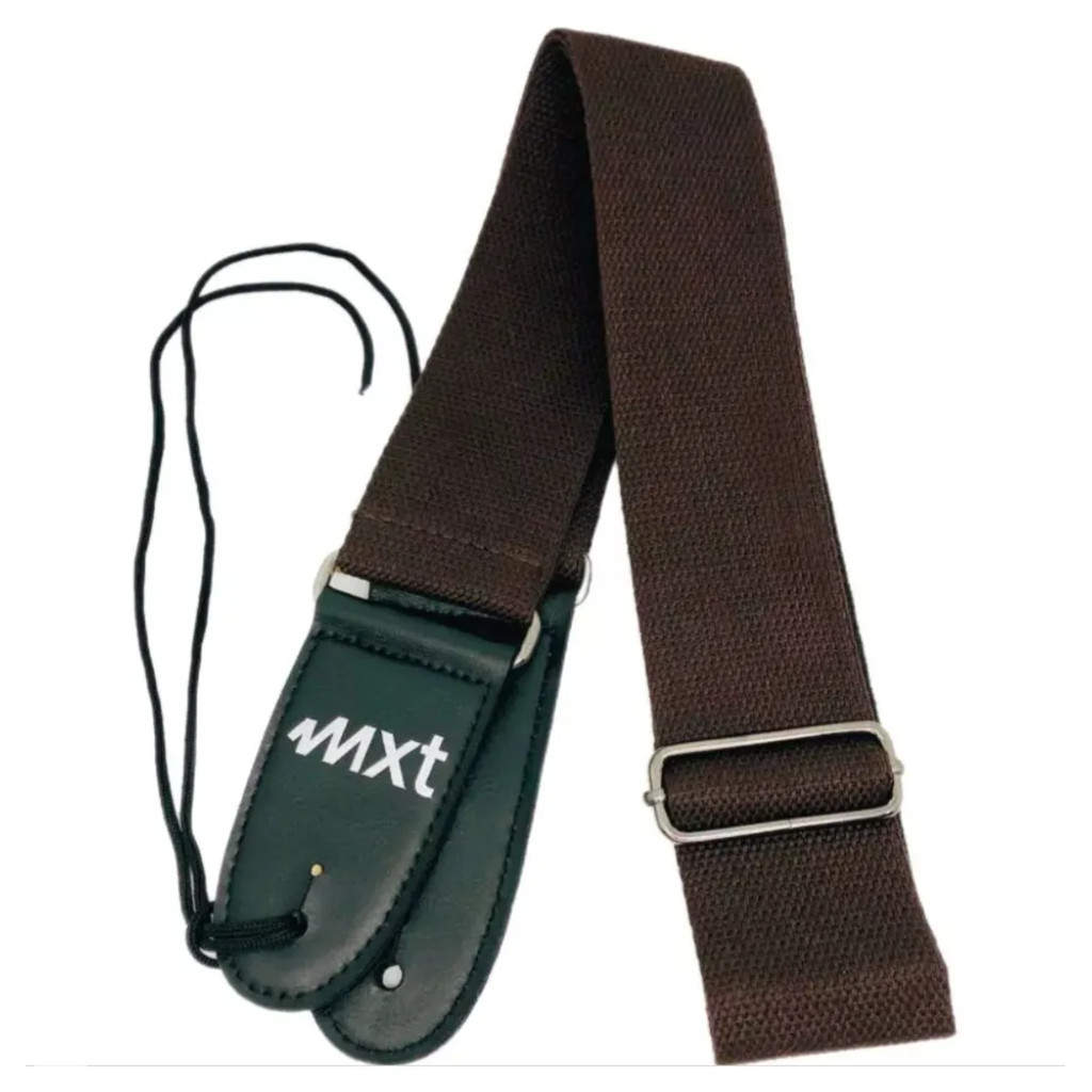 NY-01M ALÇA CORREIA BÁSICA 0.80 A 1.45M PARA VIOLÃO/GUITARRA/BAIXO MARROM - MXT