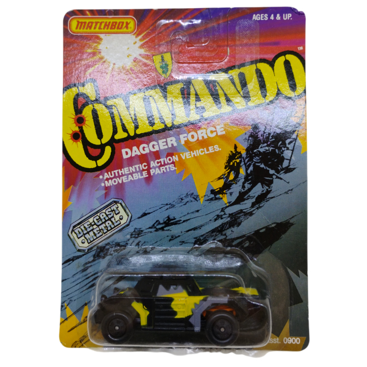 miniatura Matchbox COMMANDO DAGGER FORCE - Weasel tank